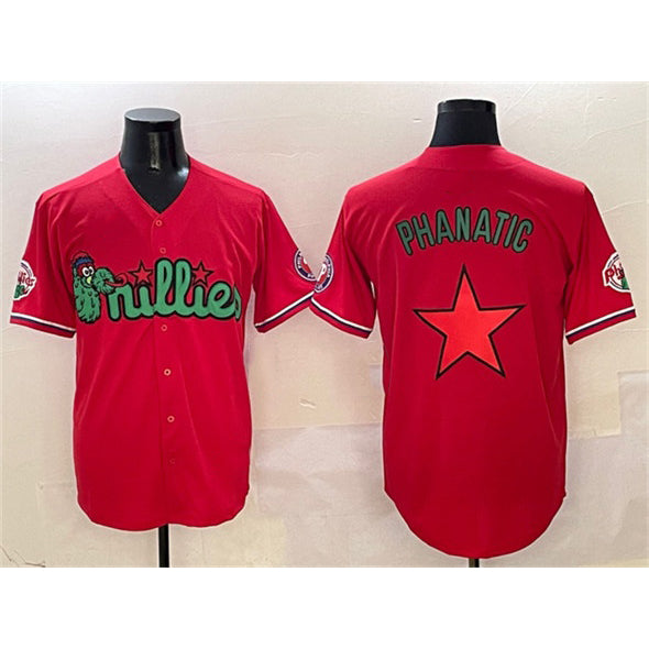 Philadelphia Phillies Red MWATKINS Phanatic Limited Stitched Jersey