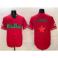 Philadelphia Phillies Red MWATKINS Phanatic Limited Stitched Jersey