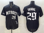 Detroit Tigers #29 Tarik Skubal 2026 Black MWATKINS 'Motor Gothic Edition' Vapor Premier Limited Stitched Jersey