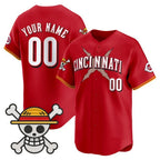 Custom Cincinnati Reds x One Piece Red MWATKINS Vapor Premier Limited Jersey - Stitched