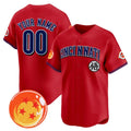 Custom Cincinnati Reds x Dragon Ball Red MWATKINS Vapor Premier Limited Jersey - All Stitched