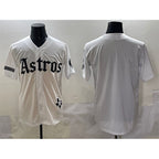 Houston Astros Blank White MWATKINS Gothic 'Houston Born Barrio Raised' Limited Stitched Jersey