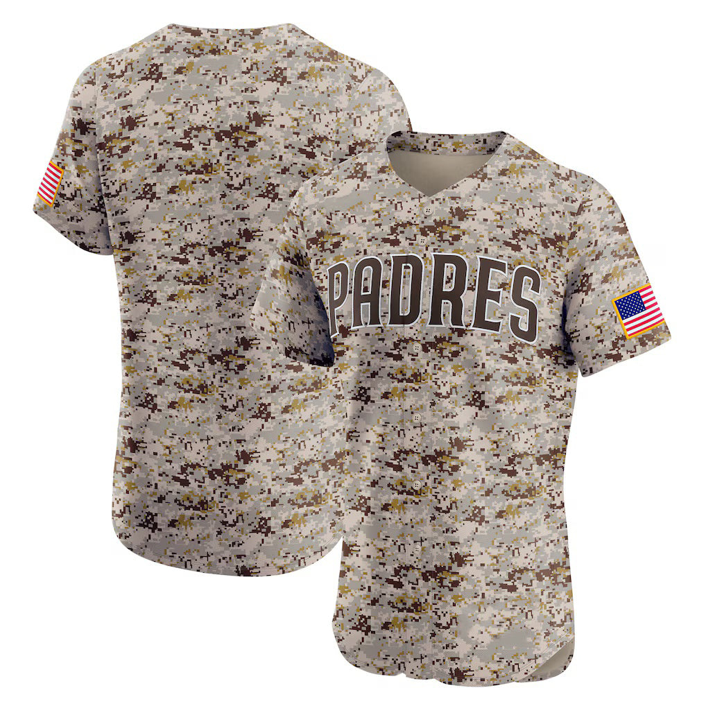 San Diego Padres Camo MWATKINS Alternate Vapor Premier Elite Patch Jersey