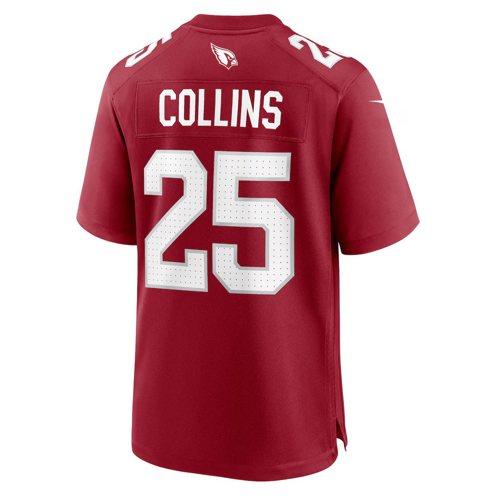 A.Cardinals #25 Zaven Collins Cardinal MWATKINS Home Game Jersey