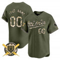 Custom Baltimore Orioles Armed Forces Day Vapor Premier Limited Jersey ¨C All Stitched-Green MWATKINS