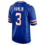 B.Bills #3 Damar Hamlin Royal MWATKINS Game Jersey