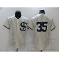 Chicago White Sox #35 Frank Thomas 2021 Cream Navy MWATKINS Field of Dreams Flex Base Stitched Jersey