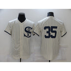 Chicago White Sox #35 Frank Thomas 2021 Cream Navy MWATKINS Field of Dreams Flex Base Stitched Jersey