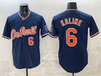 Detroit Tigers #6 Al Kaline Navy MWATKINS 2026 Alternate Vapor Premier Limited Stitched Jersey