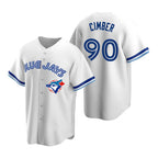 Toronto Blue Jays #90 Adam Cimber White MWATKINS Cooperstown Collection Jersey