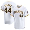 Pittsburgh Pirates #44 Rowdy Tellez White MWATKINS Home Limited Stitched Jersey