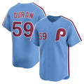 Philadelphia Phillies #59 Jhoan Duran Light Blue MWATKINS Alternate Limited Player Jersey