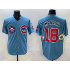 Chicago Cubs #18 Sh¨­ta Imanaga Blue MWATKINS 2025 Tokyo Series 2nd Alternate Limited Stitched Jersey