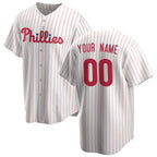 Custom Philadelphia Phillies White MWATKINS Home Replica Jersey