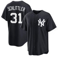 New York Yankees #31 Cam Schlittler Navy MWATKINS 2026 Alternate Stitched Jersey