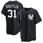 New York Yankees #31 Cam Schlittler Navy MWATKINS 2026 Alternate Stitched Jersey