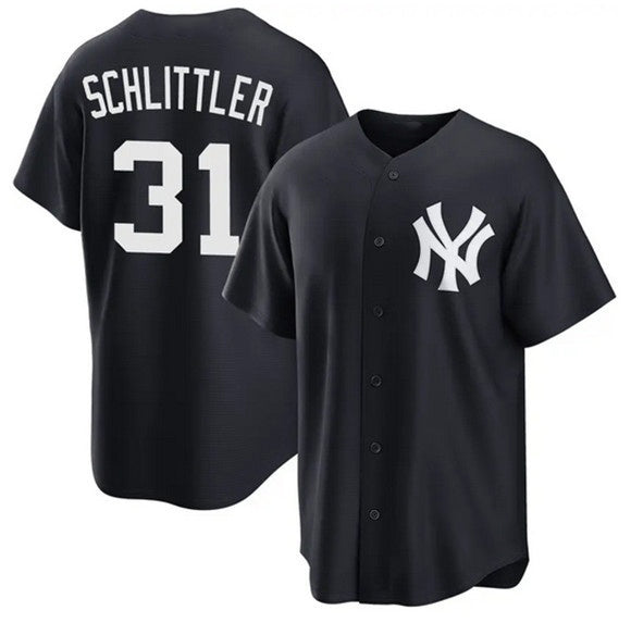 New York Yankees #31 Cam Schlittler Navy MWATKINS 2026 Alternate Stitched Jersey