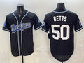 Los Angeles Dodgers #50 Mookie Betts B2B Champs 2026 Black MWATKINS Out Style Vapor Limited Stitched Jersey