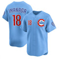 Chicago Cubs #18 Sh¨­ta Imanaga Blue MWATKINS 2024-25 2nd Alternate Limited Stitched Jersey