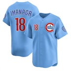 Chicago Cubs #18 Sh¨­ta Imanaga Blue MWATKINS 2024-25 2nd Alternate Limited Stitched Jersey