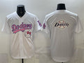 Los Angeles Dodgers Team Big Logo White MWATKINS Hello Kitty Night Stitched Jersey