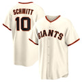 San Francisco Giants #10 Casey Schmitt Cream MWATKINS Home Replica Jersey