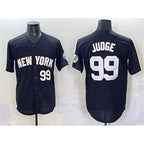 New York Yankees #99 Aaron Judge Black MWATKINS Limited Stitched Jersey
