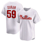 Philadelphia Phillies #59 Jhoan Duran White MWATKINS Home Limited Player Jersey