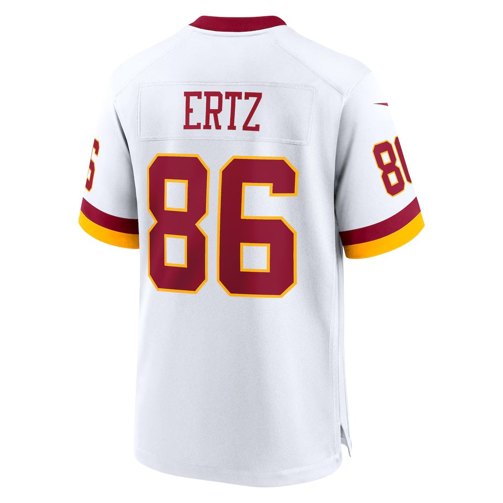 W.Commanders #86 Zach Ertz White MWATKINS Game Super Bowl Era Jersey