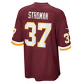 W.Football Team #37 Greg Stroman Burgundy MWATKINS Game Player Jersey