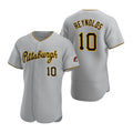 Pittsburgh Pirates #10 Bryan Reynolds Gray MWATKINS Road Flex Base Jersey
