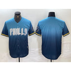 Philadelphia Phillies Blank Blue MWATKINS 2024 City Connect Limited Stitched Jersey