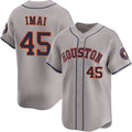 Houston Astros #45 Tatsuya Imai Grey MWATKINS 2026 Limited Stitched Jersey