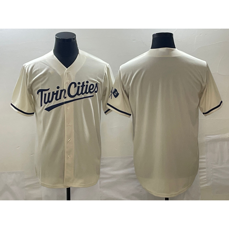 Minnesota Twins Blank Cream MWATKINS Cool Base Stitched Jersey