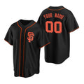 Custom San Francisco Giants Black MWATKINS Stitched Cool Base Jersey