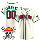 Custom Arizona Diamondbacks x One Piece Cream MWATKINS Vapor Premier Limited Jersey - Stitched