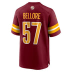 W.Commanders #57 Nick Bellore Burgundy MWATKINS Team Game Jersey
