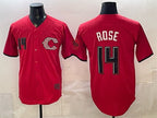 Cincinnati Reds #14 Pete Rose Red MWATKINS 2026 City Connect Stadium Stitched Jersey