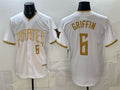 Pittsburgh Pirates #6 Konnor Griffin White MWATKINS 2026 City Connect Stadium Stitched Jersey