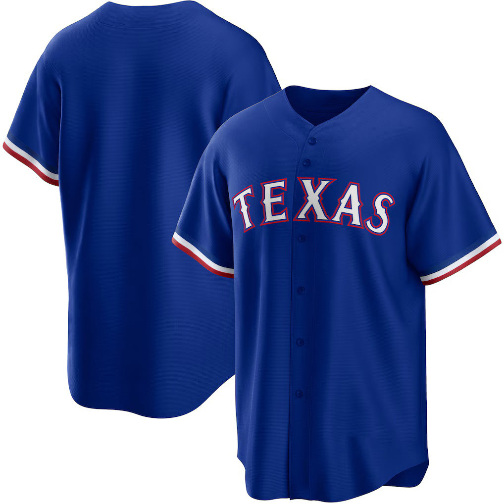 Texas Rangers Royal MWATKINS Alternate Replica Team Logo Jersey