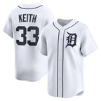 Detroit Tigers #33 Colt Keith White MWATKINS Home Limited Player Jersey