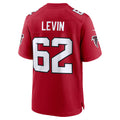 A.Falcons #62 Corey Levin Red MWATKINS Team Game Jersey