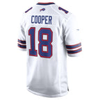 B.Bills #18 Amari Cooper White MWATKINS Game Jersey