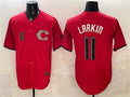 Cincinnati Reds #11 Barry Larkin Red MWATKINS 2026 City Connect Stadium Stitched Jersey