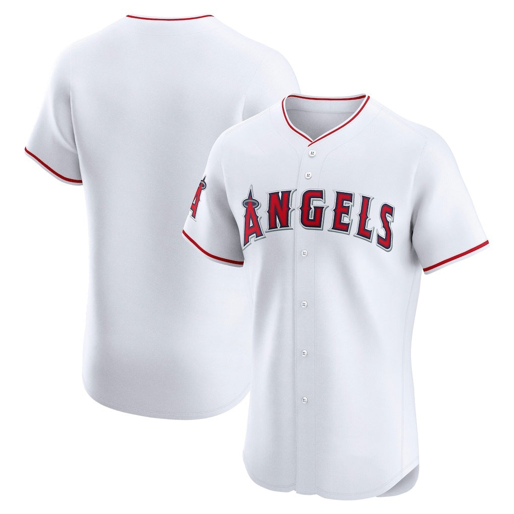 Los Angeles Angels White MWATKINS Home Elite Jersey