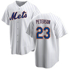 New York Mets #23 David Peterson White MWATKINS Cool Base Stitched Jersey
