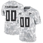 Custom A.Falcons Active Player 2024 F.U.S.E Arctic Camo MWATKINS Salute to Service Limited Stitched Jersey