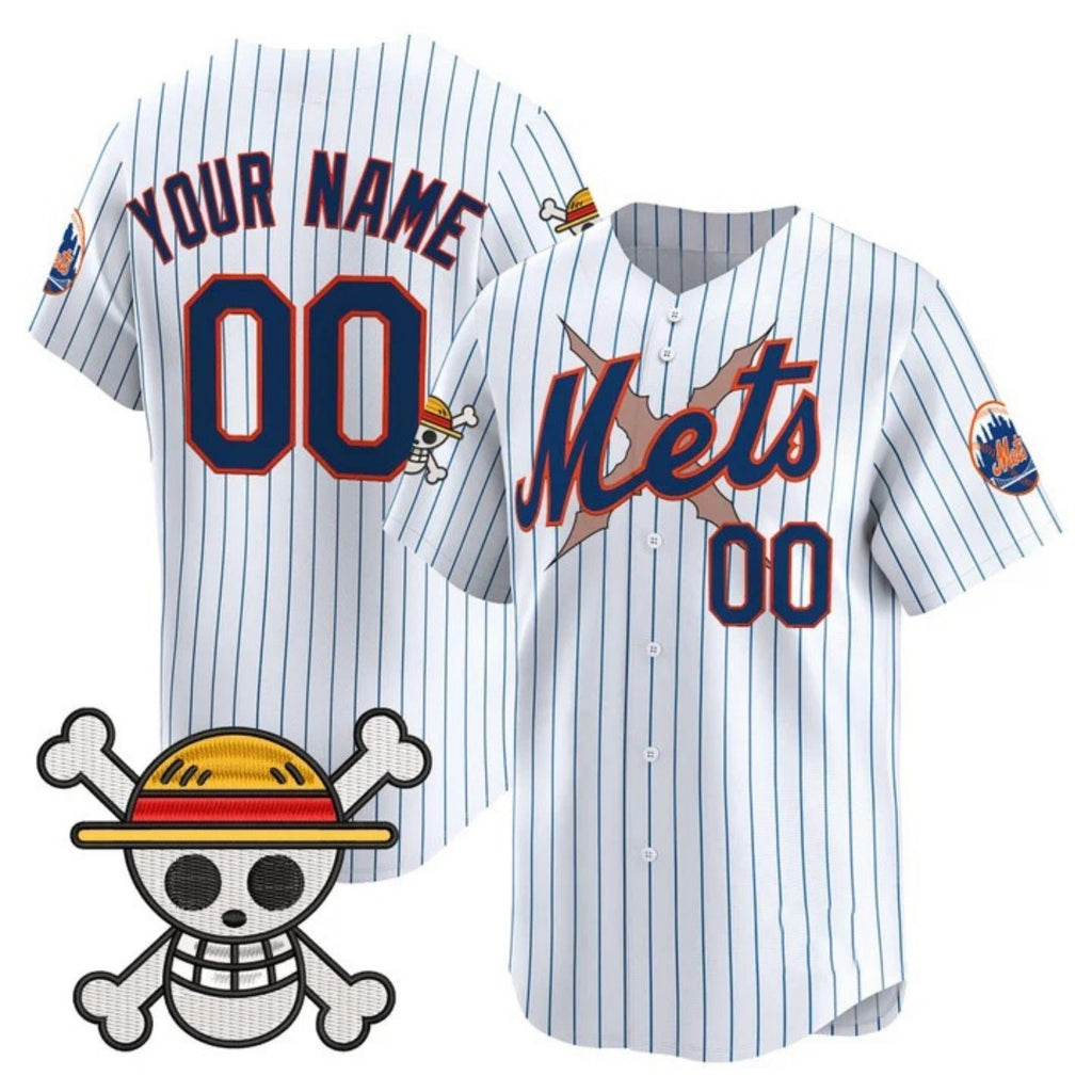 Custom New York Mets x One Piece White MWATKINS Vapor Premier Limited Jersey - Stitched