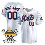 Custom New York Mets x One Piece White MWATKINS Vapor Premier Limited Jersey - Stitched