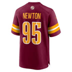W.Commanders #95 Jer'Zhan Newton Burgundy MWATKINS Game Jersey